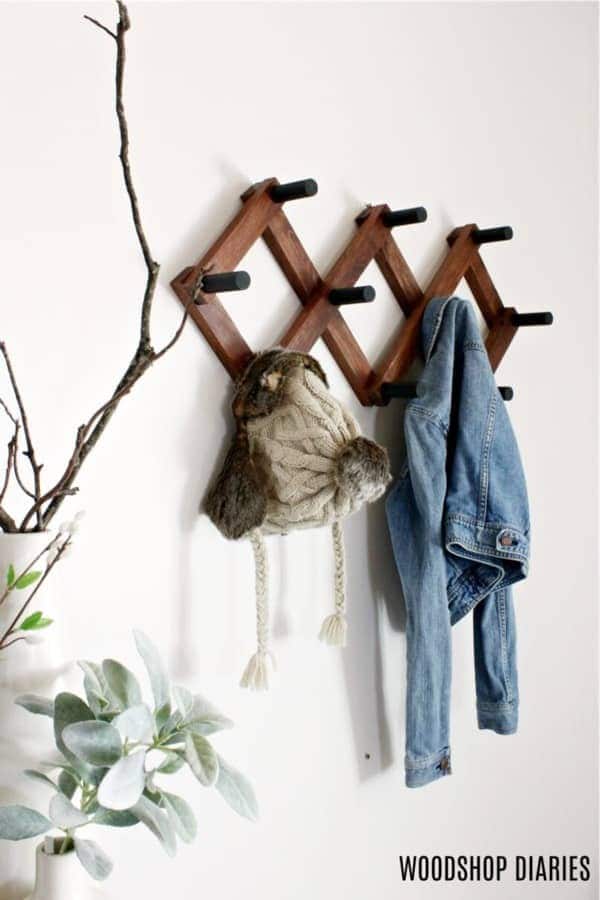 Build Your Own Accordion Coat Rack