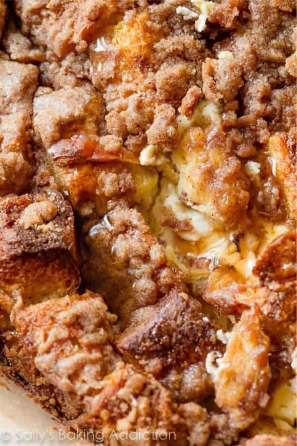 Baked Cream Cheese French Toast Casserole