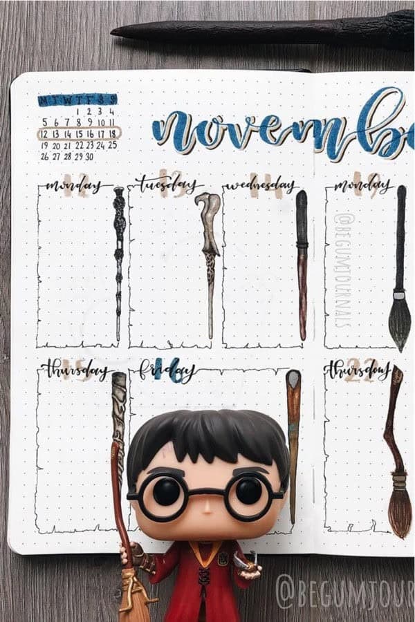 Harry Potter November Spread