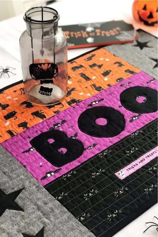 Quilted Halloween Placemat Pattern