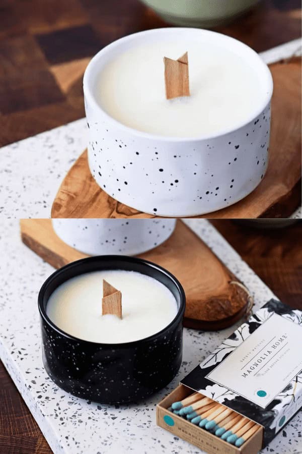 Coffee Cake Wood Wick Candles