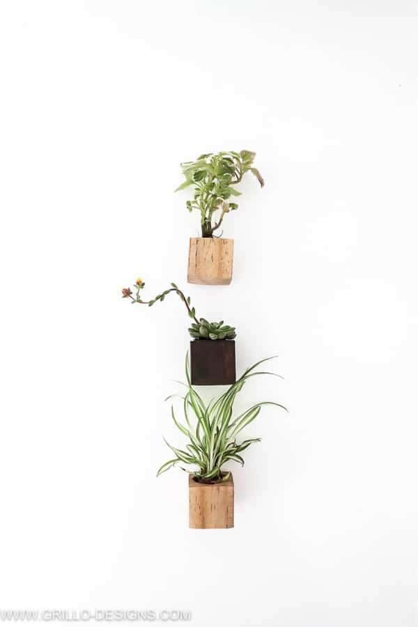 DIY Magnet Planters