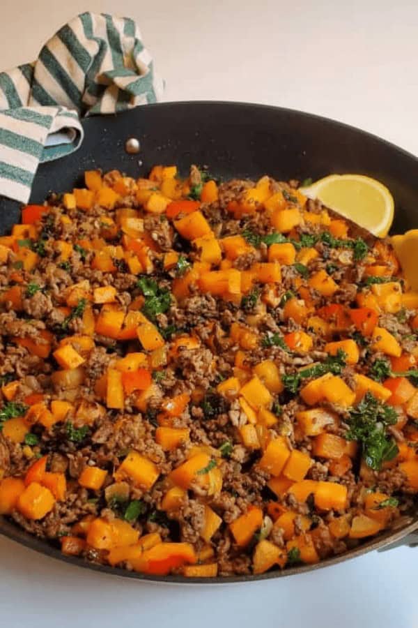 Beef and Sweet Potato Hash