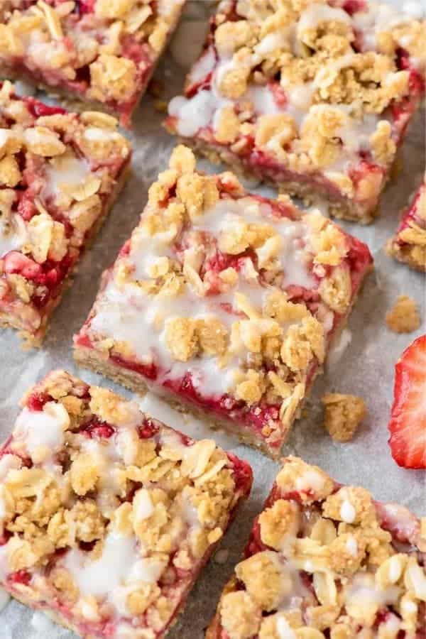 Strawberry Oatmeal Bars