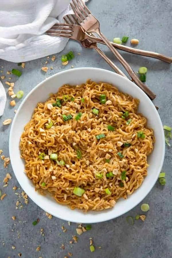 THAI PEANUT RAMEN NOODLES