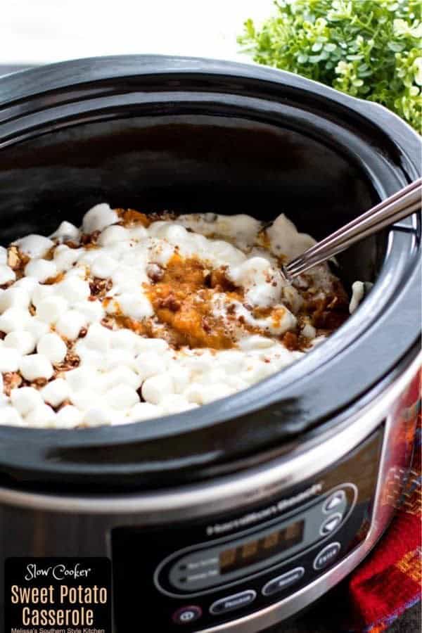 Slow Cooker Sweet Potato Casserole