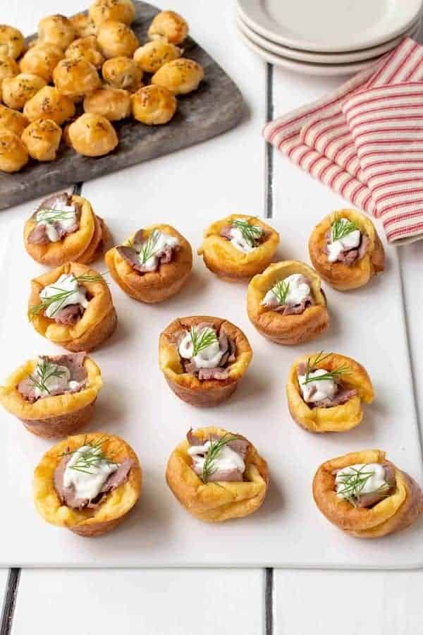 ROAST BEEF AND YORKSHIRE PUDDING BITES