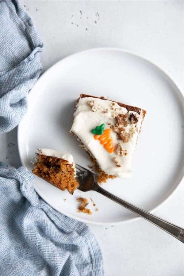 Carrot Sheet Cake Recipe