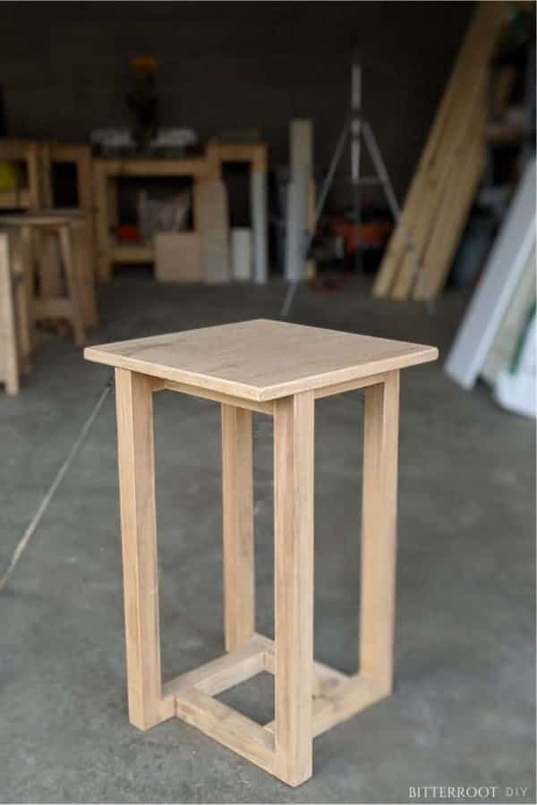 Geometric DIY End Table