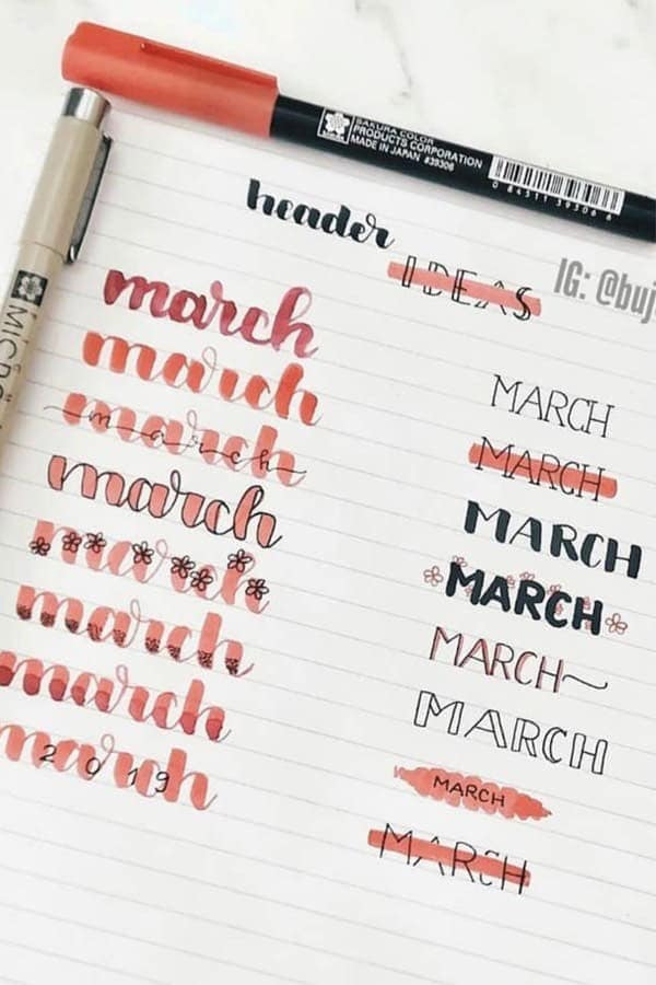 Red Bujo Titles