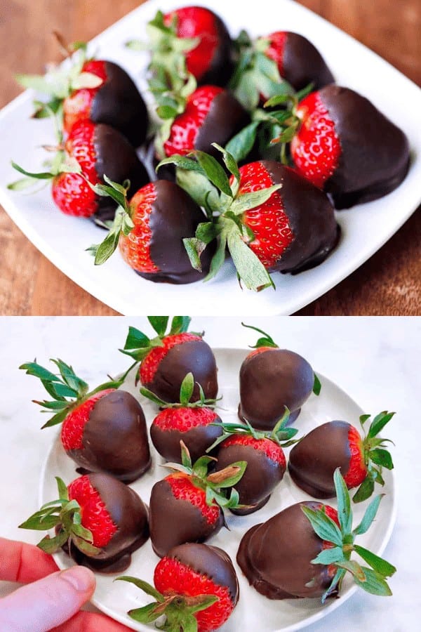 Dark Chocolate-Covered Strawberries