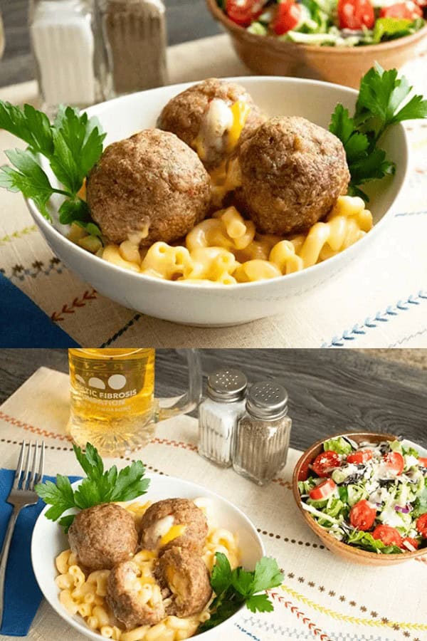 Velveeta Cheesy Stuffed Meatballs