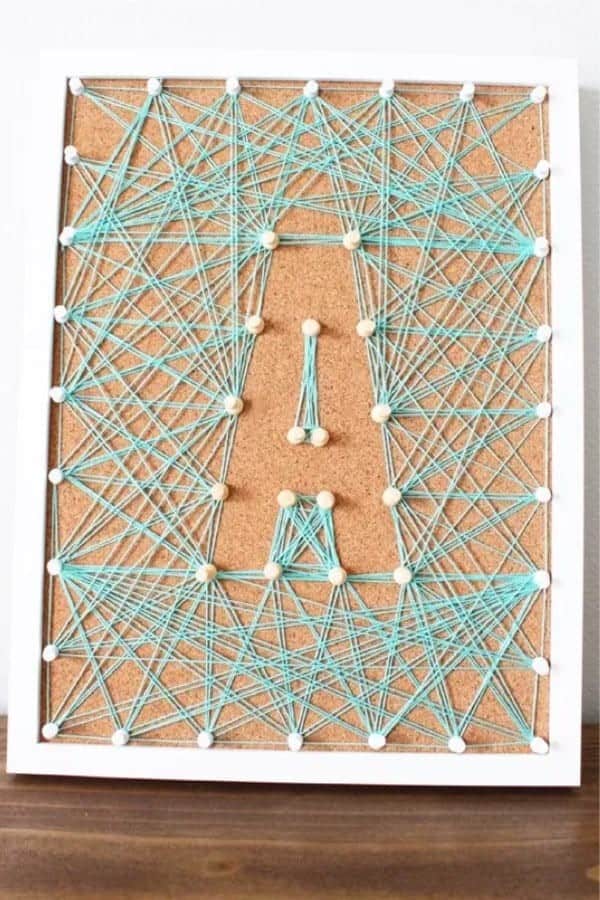 DIY Corkboard String Art