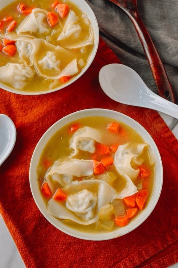 Chicken Noodle Wonton Soup