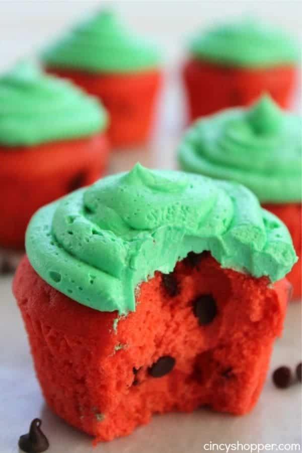 Watermelon Cupcakes