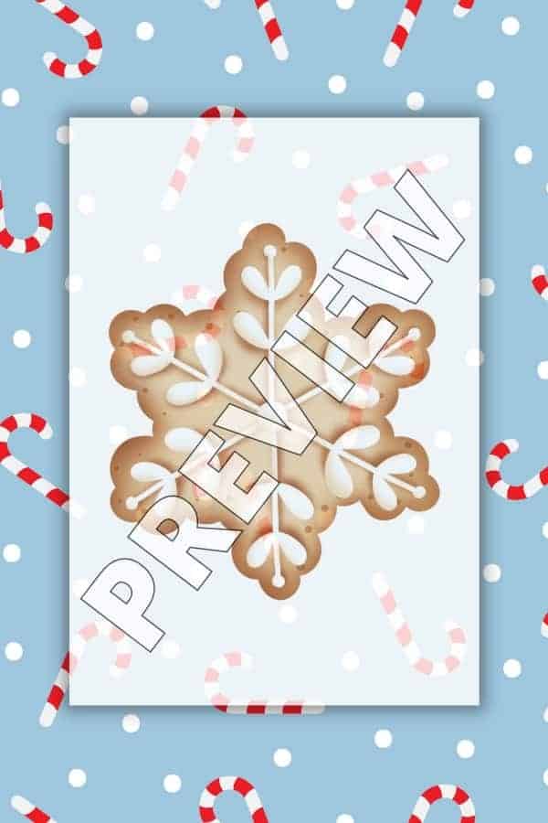 CHRISTMAS SNOWFLAKE PRINTABLE CLIPART SET