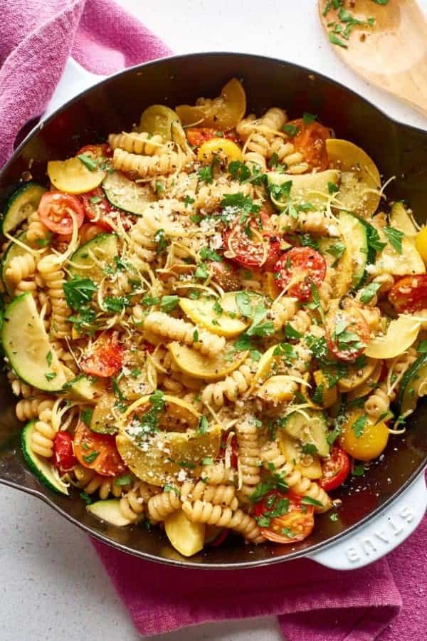 LEMON BUTTER PASTA & VEGETABLES