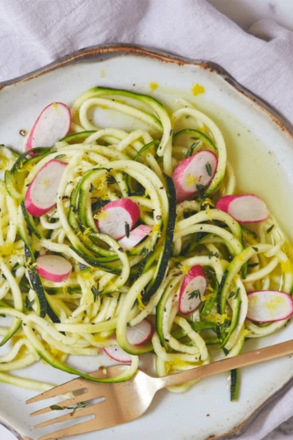 Cold Lemon Zoodles