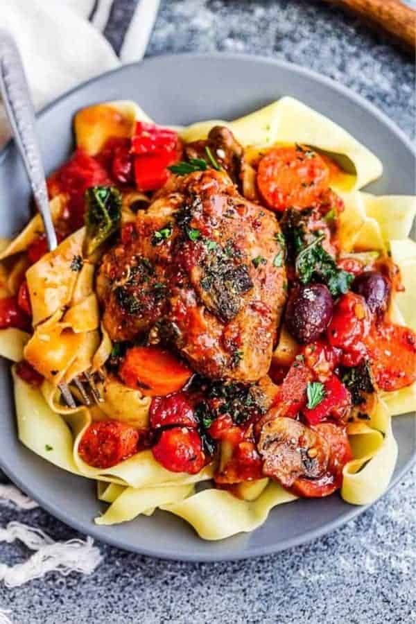 Instant Pot Chicken Cacciatore