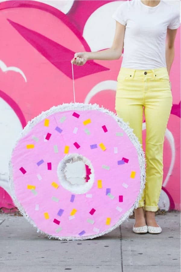 DIY Donut Piñata Craft Tutorial