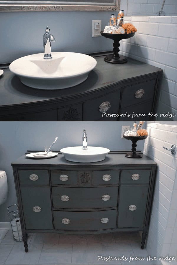 Repurposed Furniture Vanity