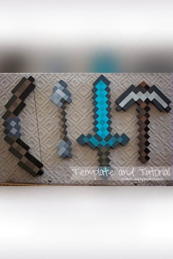 DIY MINECRAFT WEAPONS