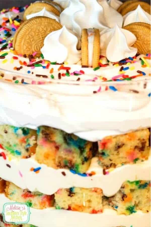 Birthday Cake Funfetti Trifle