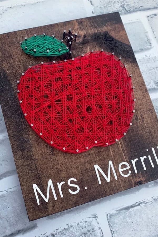 Teacher Appreciation String Art