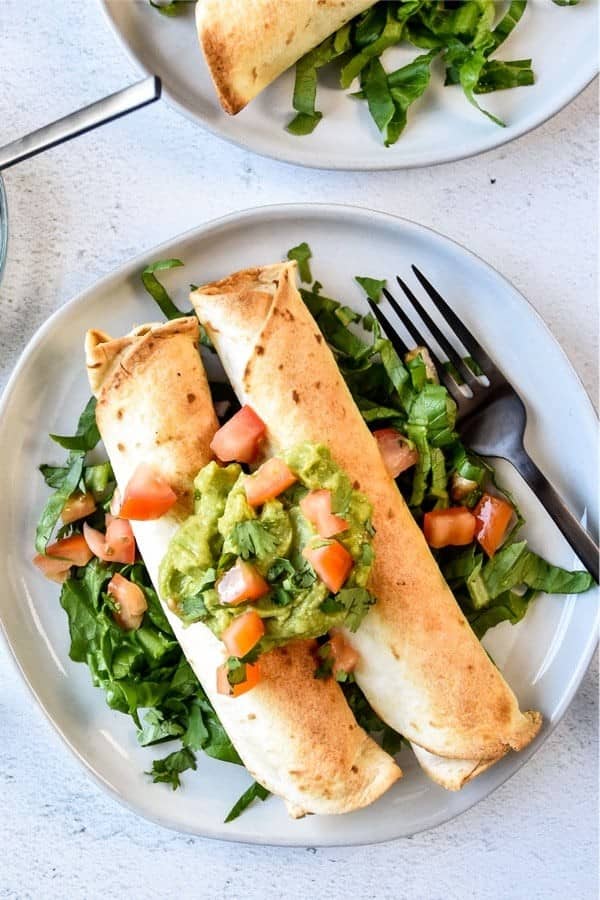 Air Fryer Chicken Taquitos