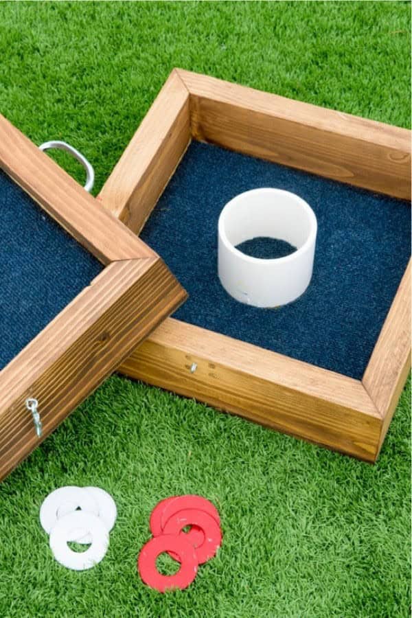 DIY Washer Toss Backyard Game