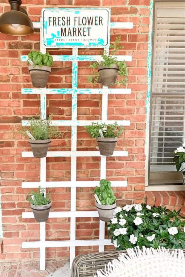 Simple DIY Herb Wall Tutorial