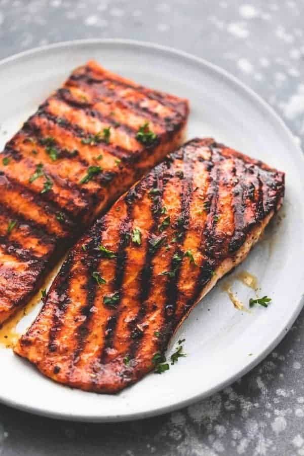 CAJUN HONEY BUTTER GRILLED SALMON