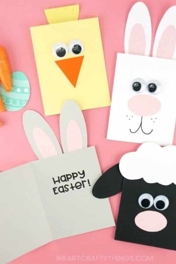 DIY EASTER ANIMAL CARDS