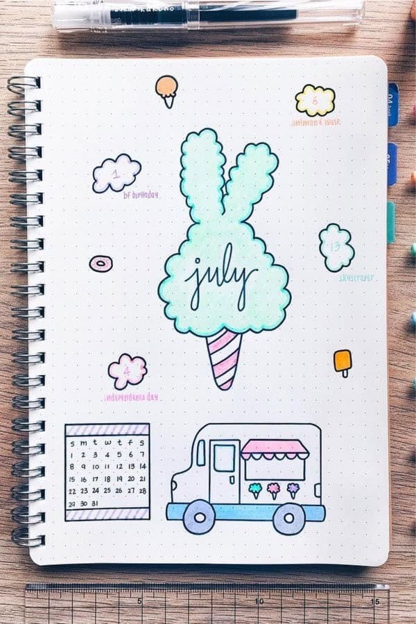 Ice Cream July Cover Spread