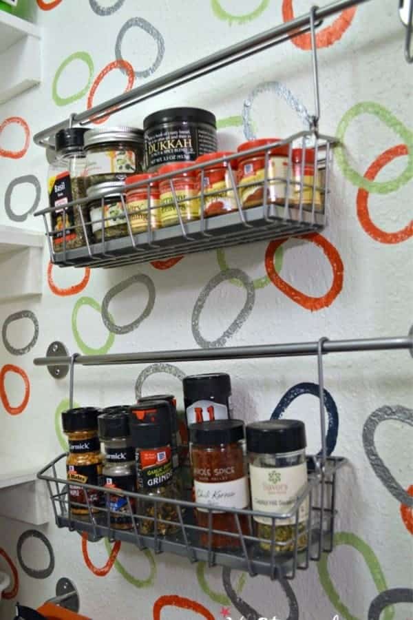 Small Kitchen Spice Organization