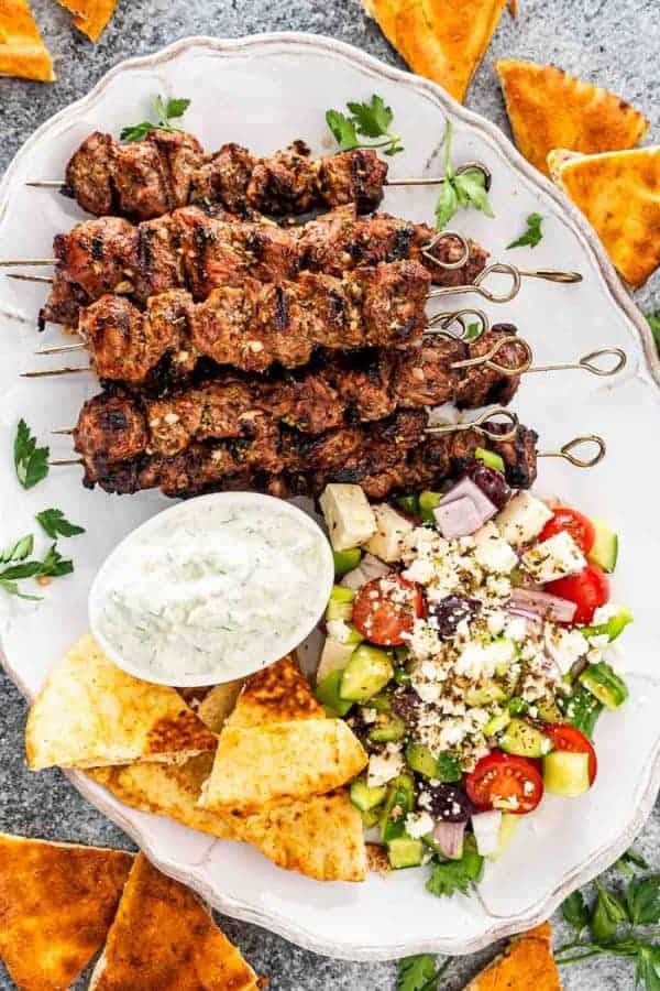 GREEK LAMB SOUVLAKI