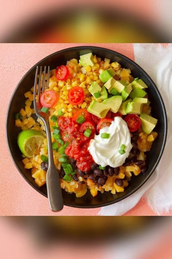 BUTTERNUT SQUASH BURRITO BOWL