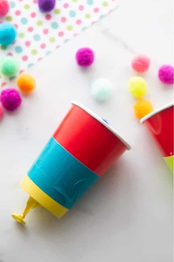 Easy Pom Pom Shooter Craft For Kids