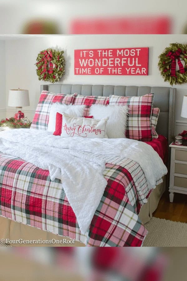 Christmas Plaid Sheets