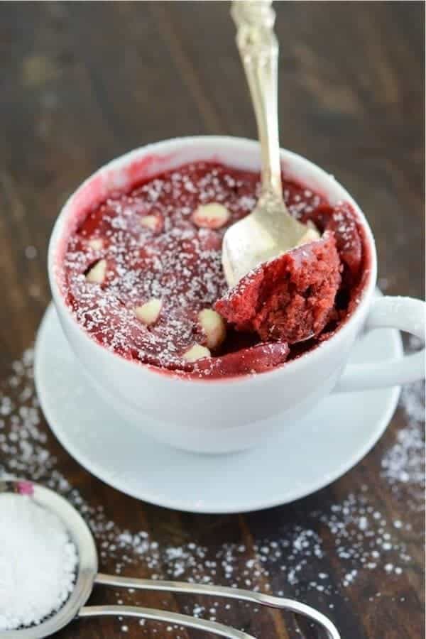 Red Velvet Mug Cake