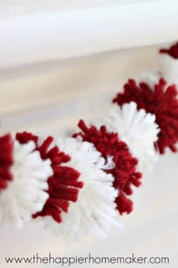 Holiday Pom Pom Garland