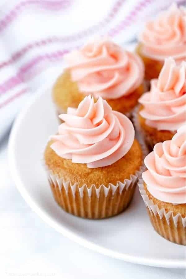 Pink Champagne Cupcakes