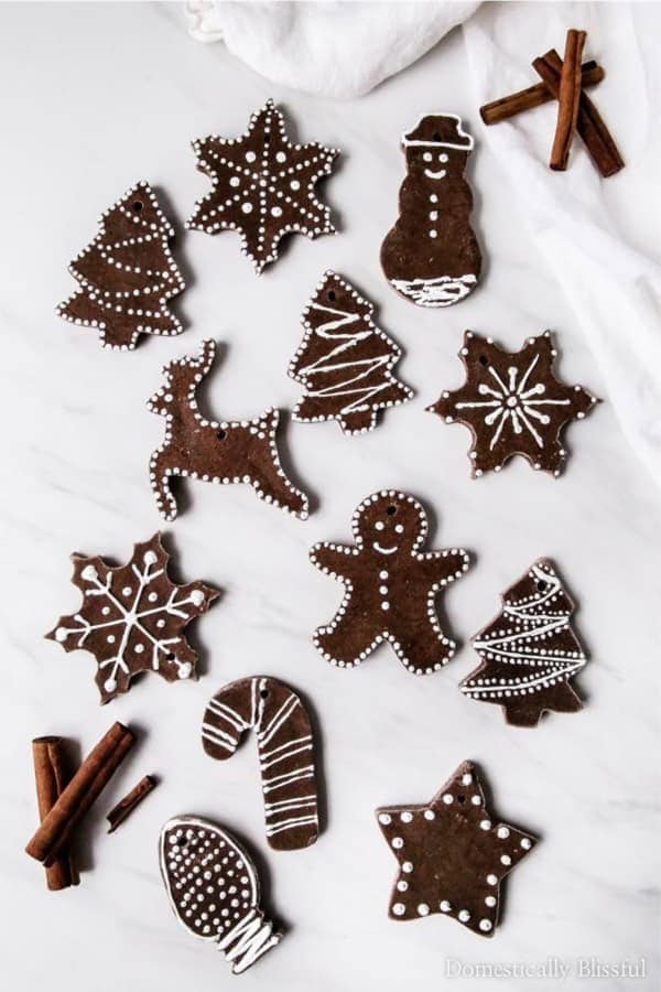 DIY Cinnamon Salt Dough Ornaments