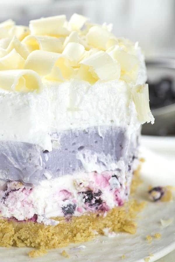 White Chocolate Blueberry Lasagna