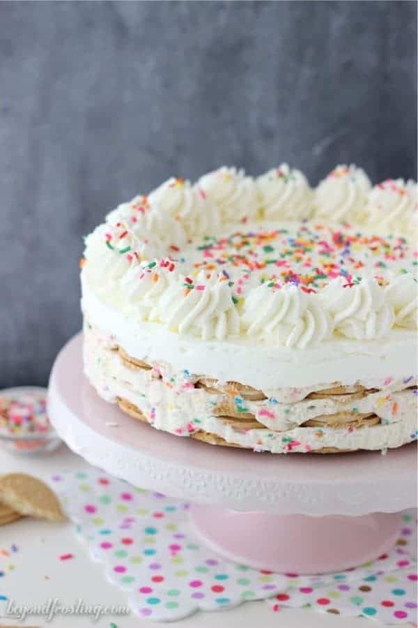 No-Bake Oreo Funfetti Icebox Cake