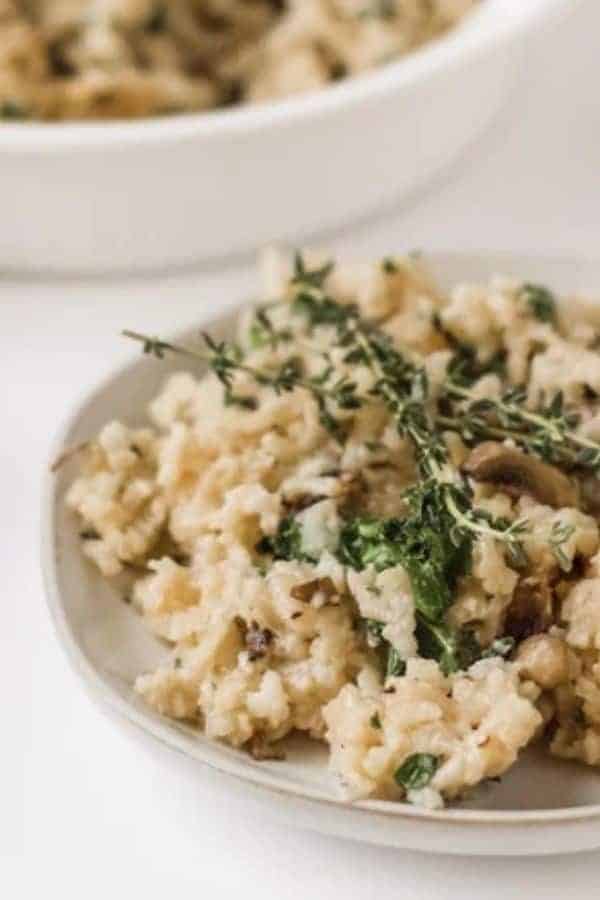 CROCKPOT MUSHROOM RISOTTO