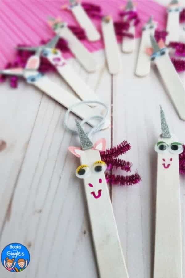 Popsicle Stick Unicorn Craft