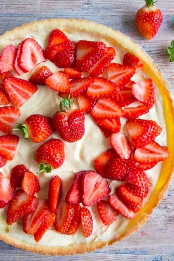 STRAWBERRY MASCARPONE TART