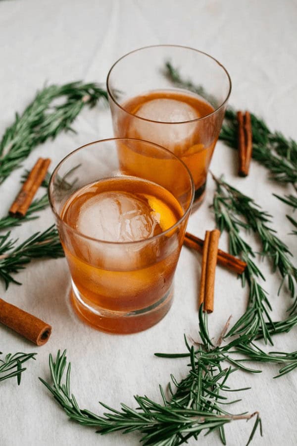 Cinnamon Rosemary Old-Fashioned