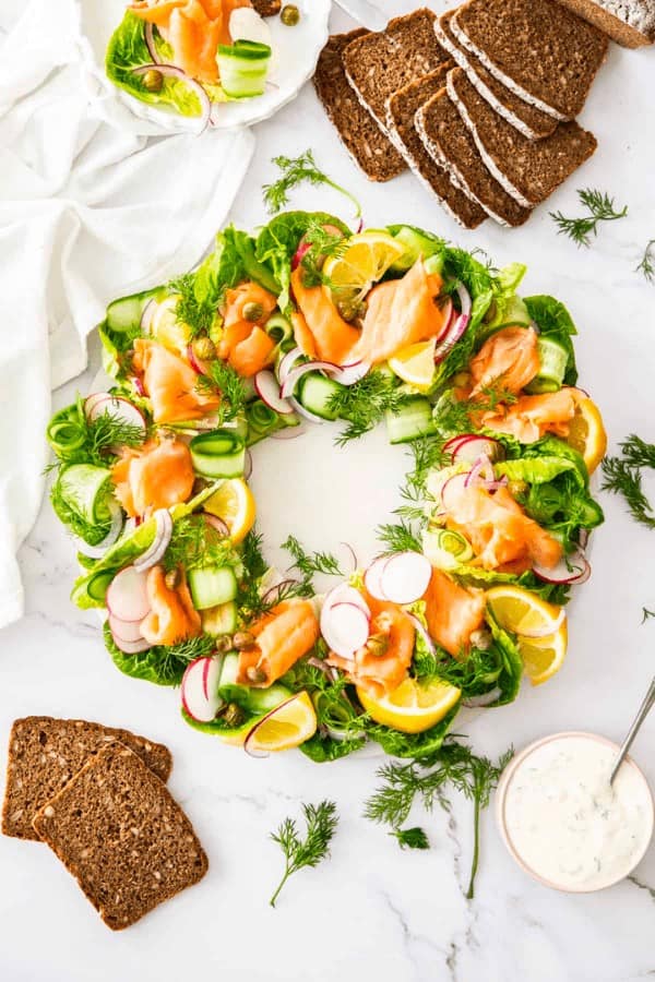 Smoked Salmon Wreath